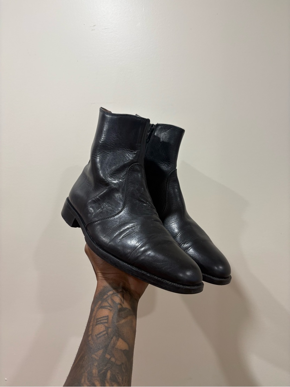 Vintage Leather Chelsea Boots